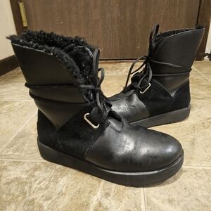 UGG Black Winter  Boots Size 10